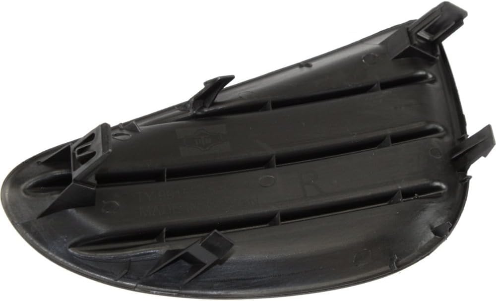 Front Fog Light Cover Textured Right Passenger Side Direct Replacement Compatible With 2012-2014 Toyota Yaris TO1039155 8148152360
