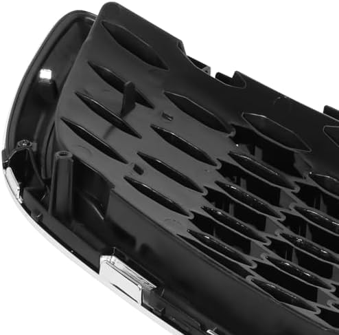 Front Grille Primed Shell And Insert Plastic With Chrome Frame Direct Replacement Compatible With 2017-2018 Kia Forte KI1200191 86350B0010