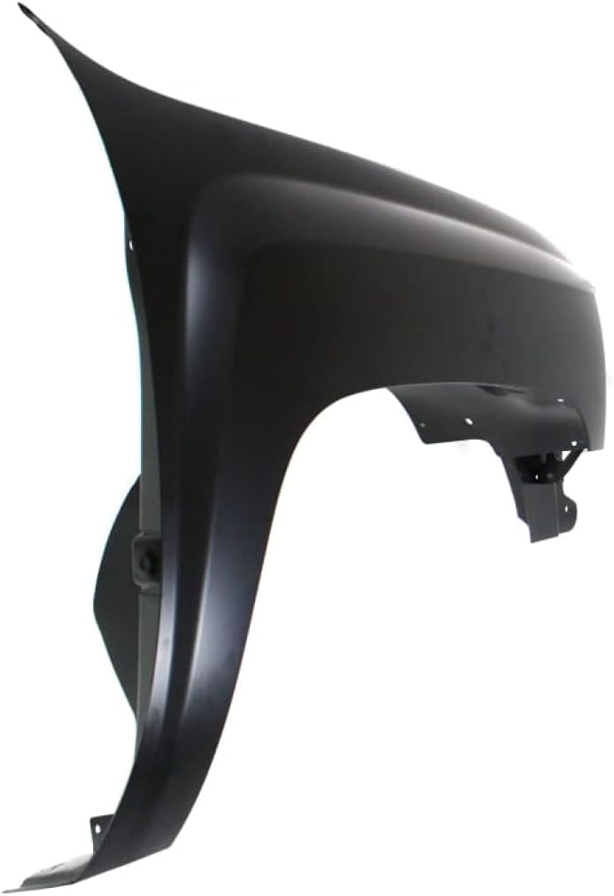 Front Fender Primed Steel Right Passenger Side Direct Replacement Compatible With 2007-2013 Chevrolet Silverado 1500/2007-2014 2500 3500 GM1241341 22977474