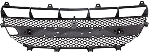 Front Bumper Center Grille Black Plastic Direct Replacement Compatible With 2016-2019 Mercedes Benz GLE-CLASS / 2017-2019 GLS450 GLS550 MB1036159 292885512228