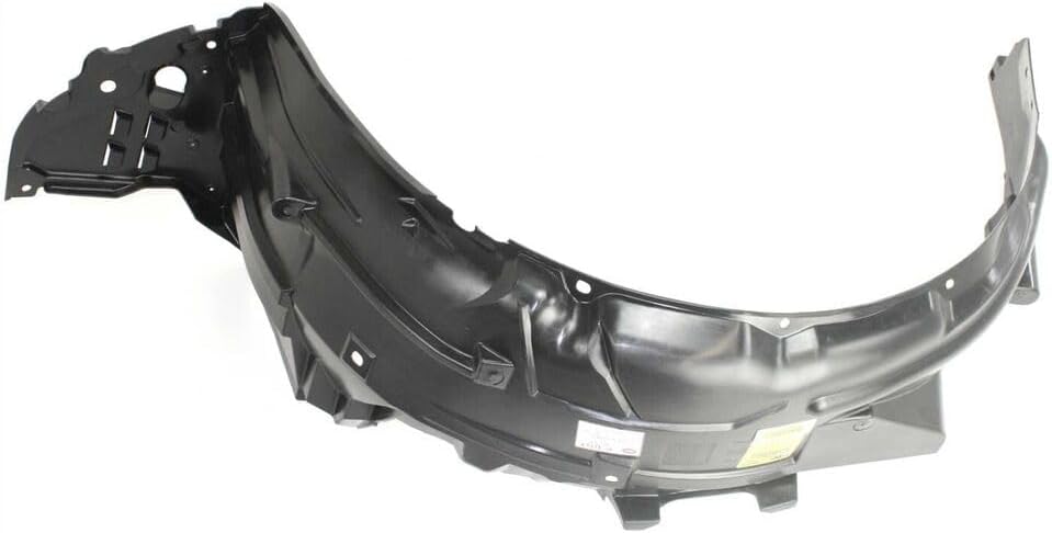 Front Fender Liner With Pad Right Passenger Side Direct Replacement Compatible With 2006-2011 Honda Civic HO1249134 74101SNAA00