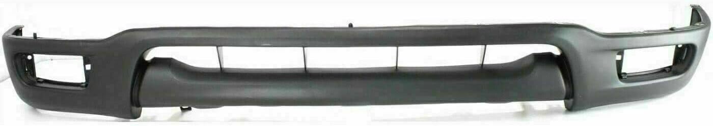 Front Bumper Steel + Grille Chrome Shell With Painted Dark Gray Insert + Filler + Lower Valance Panel Direct Replacement Compatible With Toyota Tacoma 2001-2004 TO1095196