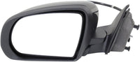 Front Power Mirror Manual Folding Non-Heated Primed Left Driver Side Direct Replacement Compatible With 2014-2018 Jeep Cherokee CH1320367 1UV65TZZAD