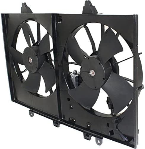 Front Dual Fan Assembly Direct Replacement Compatible with 2006-2008 Infiniti M35 / 2006-2010 M45 IN3115105 21481EH11B B1481EH11B