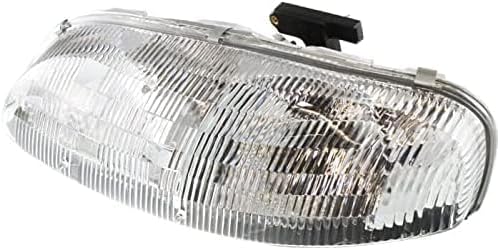 Set Of 2 Front Head Light Composite Assembly Halogen Left Driver & Right Passenger Side Direct Replacement Compatible With 1995-2001 Chevrolet Lumina GM2503139 GM2502139 10420376