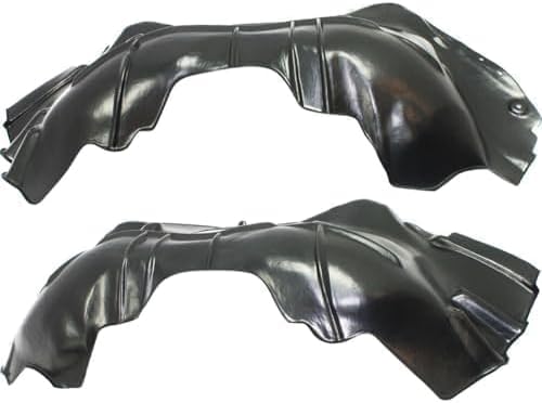 Set Of 2 Front Fender Liner Right Passenger & Left Driver Side Direct Replacement Compatible With 2014-2015 Chevrolet Silverado 1500 GM1249237 GM1248237 22757274 22757273