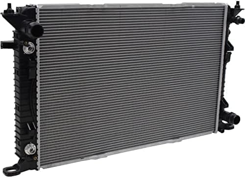 Front Radiator Aluminum Core Direct Replacement Compatible With 2008-2017 Audi Q5 / A5 / 2018 Porsche Macan AU3010147 8K0121251AL
