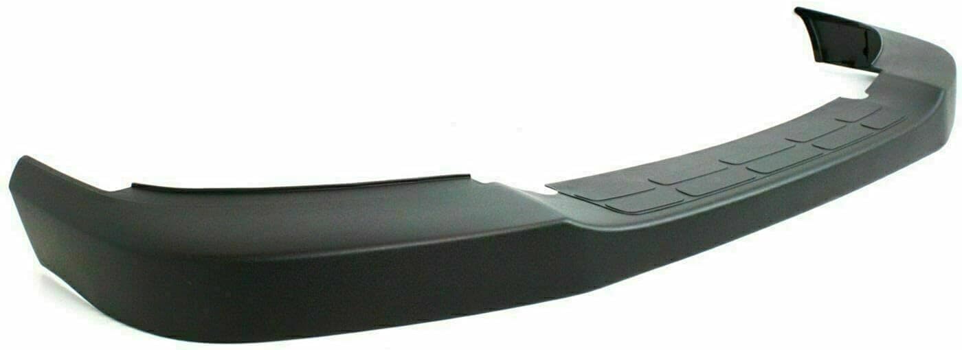 Front Bumper Face Bar Chrome + Upper Cover + Lower Valance Textured Direct Replacement Compatible With 2003-2017 GMC Savana/Chevrolet Express 1500 2500 3500 GM1000693 GM1002459