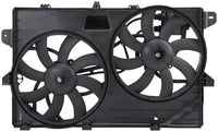 Front Radiator Cooling Fan Assembly Plastic Direct Replacement Compatible with 2007-2009 Ford Edge/Lincoln MKX FO3115175 7T4Z8C607B 9T4Z8C607A-PFM
