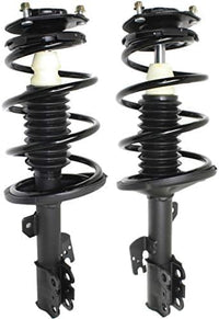 Set Of 2 Front Spring Strut Assembly With Twin-Tube Steel Left Driver & Right Passenger Side Direct Replacement Compatible With 2002-2003 Toyota Camry/Lexus ES300