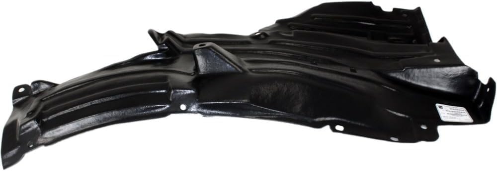 Front Fender Liner Rear Section Left Driver Side Direct Replacement Compatible With 2003-2009 Nissan 350Z NI1250131 NI1250138 63843CD000 63843CF40A