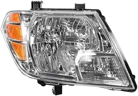 Front Bumper + Grille + Upper Cover + Lower Valance + Reinforcement + Headlight + Bracket + Fog Light Left & Right Side Direct Replacement Compatible With 2009-2017 Nissan Frontier