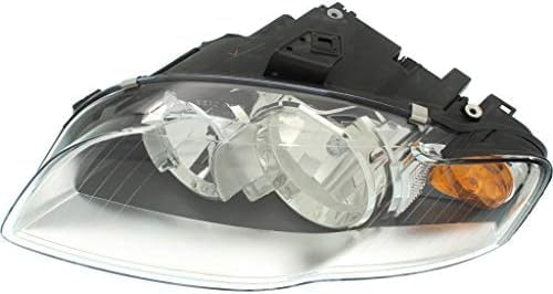 Set Of 2 Front Head Light Assembly Left Driver & Right Passenger Side Direct Replacement Compatible With 2005-2009 Audi A4 / Quattro AU2502128 AU2503128 AU2502128 AU2503128