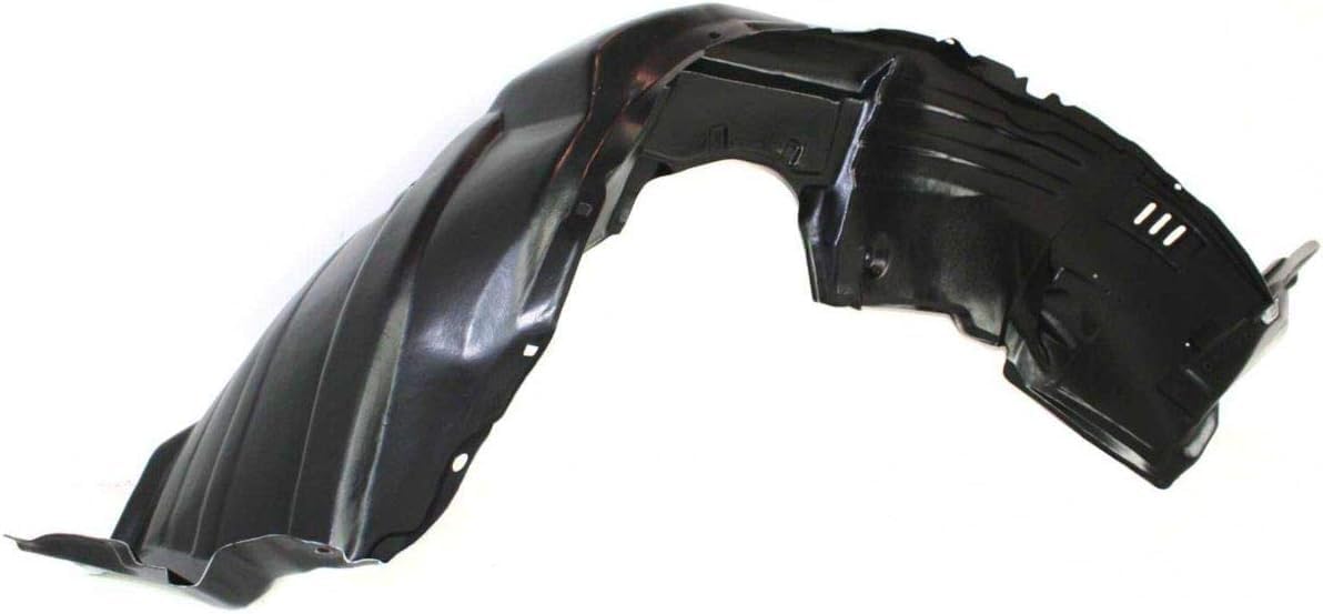 Front Fender Liner Vacuum Form Plastic Right Passenger Side Direct Replacement Compatible With 2008-2010 Toyota Highlander TO1249150 538050E040