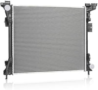 Front Radiator Aluminum Core Direct Replacement Compatible With 2014-2018 Jeep Cherokee CH3010363 CH3010371 68197299AC 68229284AB