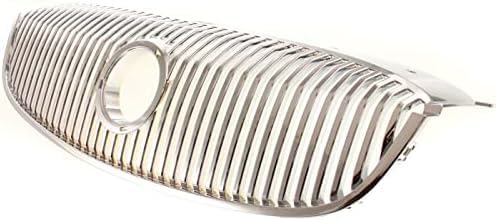 Front Grille Chrome Shell And Insert Without Moulding Direct Replacement Compatible With 2006-2009 Buick Lucerne GM1200556 25768116