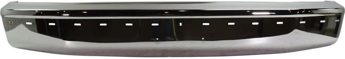 Front Bumper Chrome Steel + Molding + Filler + Lower Valance Textured Direct Replacement Compatible With 1992-1996 Ford F-Series/Bronco FO1002237 FO1057220 FO1095154 FO1087122