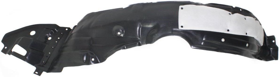 Front Fender Liner Vacuum Form Right Passenger Side Direct Replacement Compatible with 2014-2016 Toyota Corolla TO1249178 5387502460