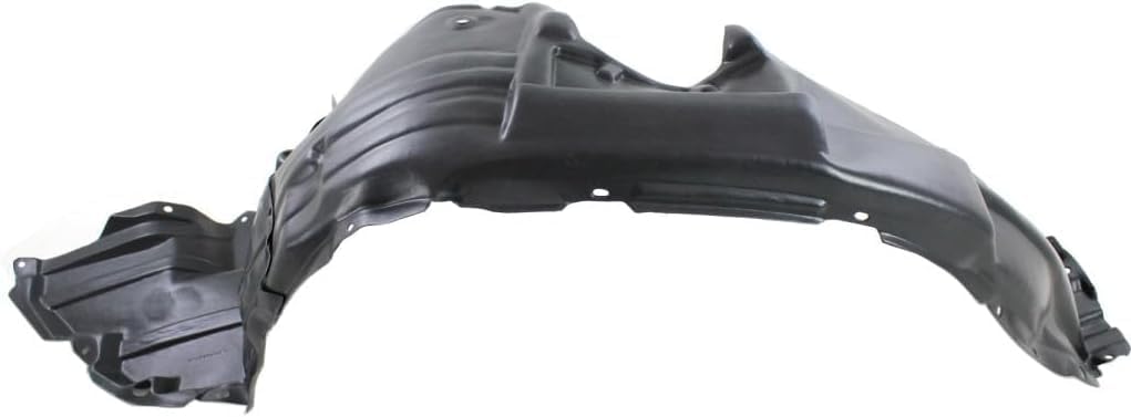 Front Fender Liner Vacuum Form Left Driver Side Without Towing Package Direct Replacement Compatible With 2011-2013 Toyota Highlander TO1248172 538060E070