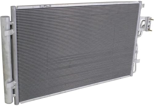 Front AC Condenser Aluminum Core Direct Replacement Compatible With 2010-2012 Hyundai Santa Fe / 2011-2015 Kia Sorento HY3030144 976061U100 976061U100AS