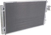 Front AC Condenser Aluminum Core Direct Replacement Compatible With 2010-2012 Hyundai Santa Fe / 2011-2015 Kia Sorento HY3030144 976061U100 976061U100AS