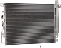Front AC Condenser Aluminum Core Direct Replacement Compatible With 2007-2009 Suzuki XL-7/2008-2017 Chevrolet Equinox / 2008-2009 Pontiac Torrent / 2010-2017 GMC Terrain GM3030284