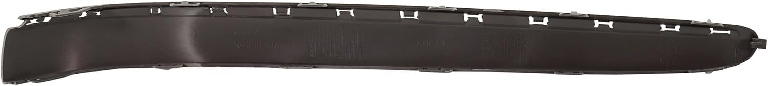 Rear Bumper Face Bar Molding Without Chrome Insert Left Driver Side Direct Replacement Compatible With 2003-2006 Mercedes Benz E-Class MB1158108 2118800312