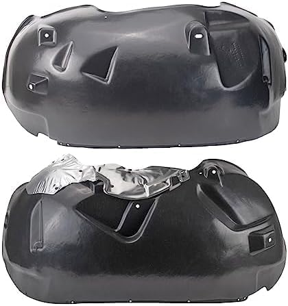 Set Of 2 Front Fender Liner Left Driver & Right Passenger Side Direct Replacement Compatible With 2005-2011 Dodge Dakota / 2006-2009 Mitsubishi Raider CH1249129 CH1248129 55077712AF