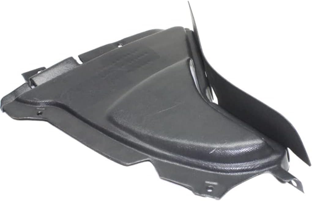 Front Lower Section Fender Liner Plastic Right Passenger Side Direct Replacement Compatible With 2010-2017 BMW 5-Series BM1251128 51757193494