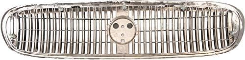 Front Grille Chrome Shell With Primed Insert Plastic Direct Replacement Compatible With 1997-1999 Buick LeSabre GM1200394 25625903
