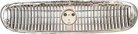 Front Grille Chrome Shell With Primed Insert Plastic Direct Replacement Compatible With 1997-1999 Buick LeSabre GM1200394 25625903