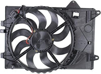 Front Radiator Single Fan Assembly Plastic Direct Replacement Compatible with 2012-2018 Chevrolet Sonic GM3115244 94509632
