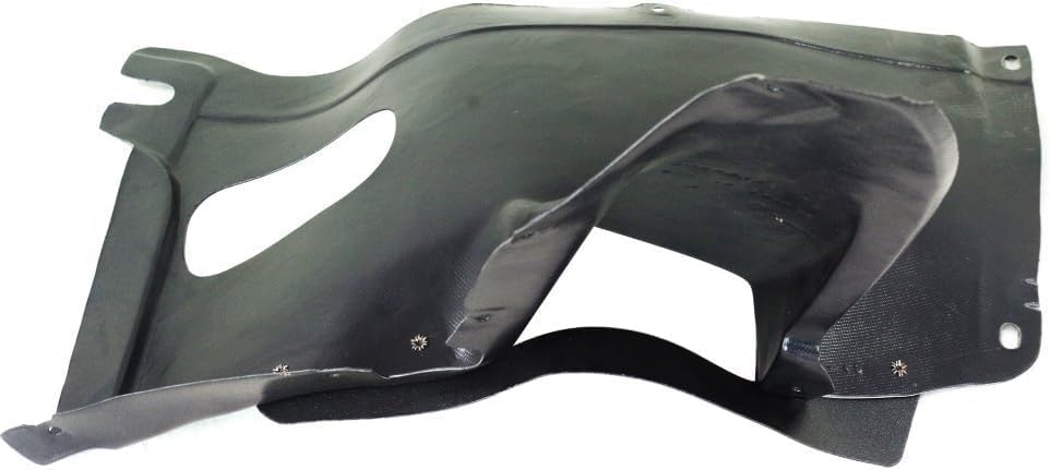 Front Section Fender Liner Left Driver Side Direct Replacement Compatible With 2006-2009 Volkswagen GTI VW1250114 1K0805911G
