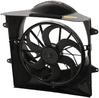Front Radiator Cooling Fan Assembly Plastic Direct Replacement Compatible with 1999-2003 Jeep Grand Cherokee CH3115110 52079489AB-PFM 52079528AB