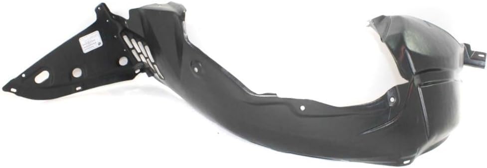 Front Fender Liner Left Driver Side Direct Replacement Compatible With 2007-2011 Nissan Altima NI1248120 63841ZX20B