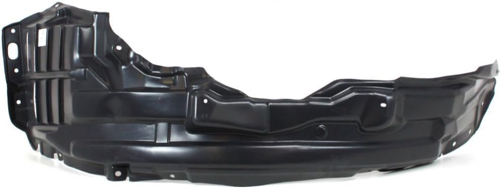 Front Fender Liner Left Driver Side Direct Replacement Compatible With 2007-2013 Mitsubishi Outlander MI1248122 5370A953