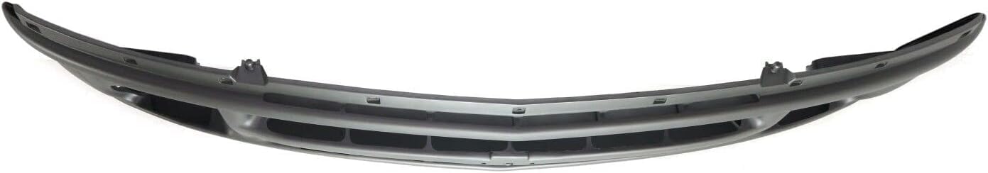Front Grille Painted Gray Shell And Insert with Sealed Beam Headlight Without Emblem Direct Replacement Compatible With 1996-2002 Chevrolet Express 1500 2500 3500 GM1200384 15037241
