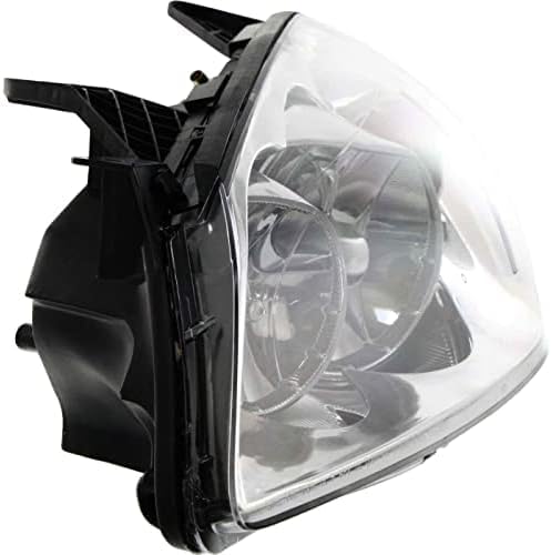 Set Of 2 Front Head Light Assembly Plastic Left Driver & Right Passenger Side Direct Replacement Compatible With 2005-2010 Pontiac G6 GM2503255 GM2502255 20821144 20821143