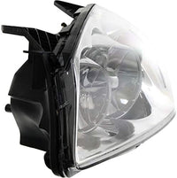 Set Of 2 Front Head Light Assembly Plastic Left Driver & Right Passenger Side Direct Replacement Compatible With 2005-2010 Pontiac G6 GM2503255 GM2502255 20821144 20821143