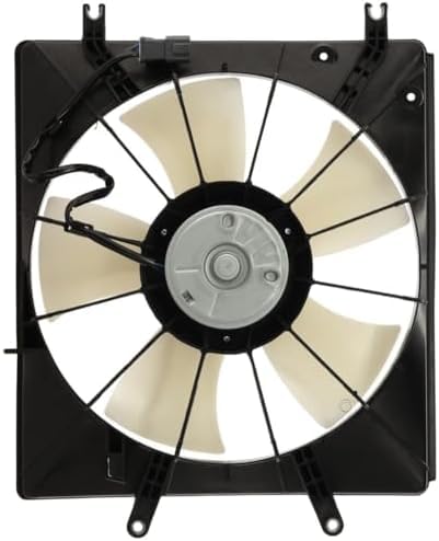 Front Radiator Fan Shroud Assembly Left Driver Side Direct Replacement Compatible with 2004-2008 Acura TL AC3115109 19015RDAA01