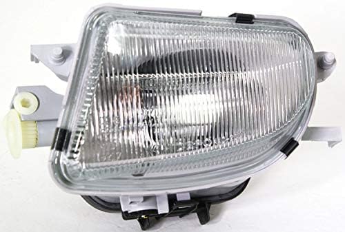 Set Of 2 Front Fog Light Assembly Right Passenger & Left Driver Side Direct Replacement Compatible With 1998-2000 Mercedes Benz C43 AMG / 2000-2002 E430 MB2592101 MB2593101 1708200156