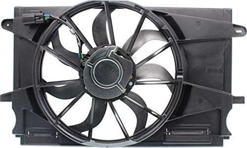 Front Radiator Fan Assembly Plastic Direct Replacement Compatible with 2016 Chevrolet Cruze GM3115290 39012568