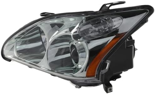Front Headlight Assembly Lens And Housing Left Driver Side Direct Replacement Compatible With 2004-2006 Lexus RX330 LX2502122 8118548210