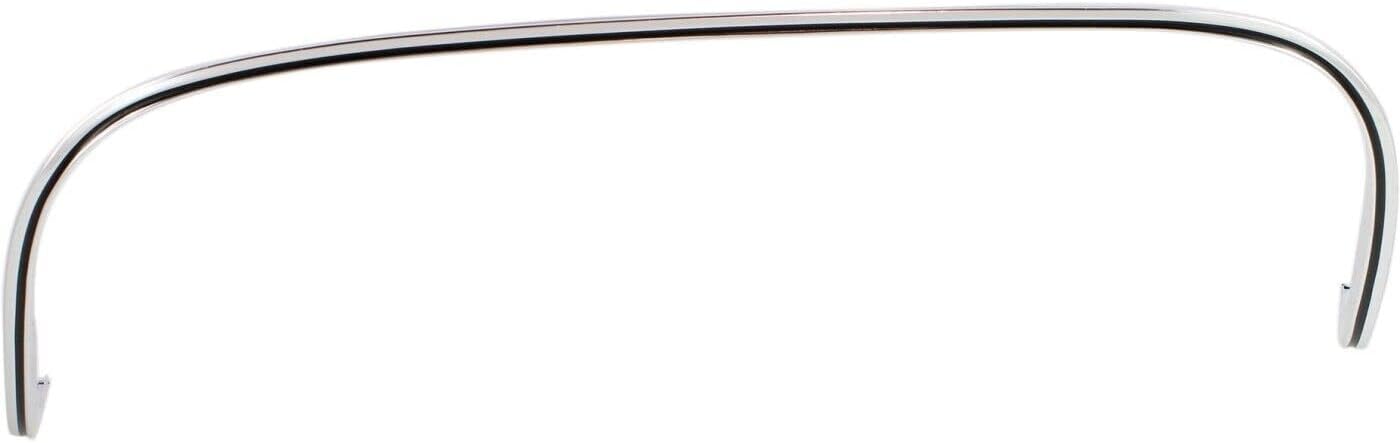 Rear Wheel Opening Molding Chrome Plastic Right Passenger Side Direct Replacement Compatible with 1988-2002 Chevrolet/GMC/C-K Series GM1791105 15546460