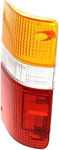 Set Of 2 Tail Light Lens Right Passenger & Left Driver Side Direct Replacement Compatible With 1989-1995 Toyota Pickup TO2808101 TO2809101 8156189166 8155189166