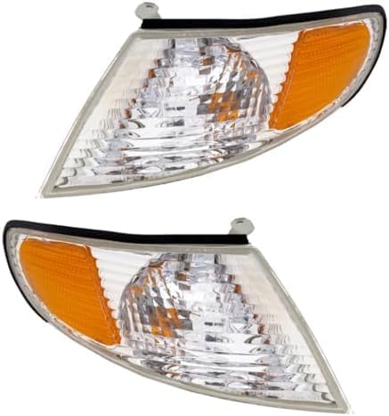 Set Of 2 Front Corner Light Assembly Right Passenger & Left Driver Side Direct Replacement Compatible With 1999-2001 Toyota Solara TO2521159 TO2520159 8161006040 8162006040