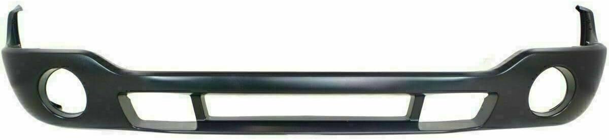 Front Bumper Steel + Grille Chrome + Lower Valance Primed + Fog Light Assembly Right & Left Side Direct Replacement Compatible With GMC Sierra 2500HD 3500 2003-2006 GM1200568