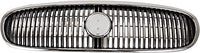 Front Grille Chrome Shell With Primed Insert Plastic Direct Replacement Compatible With 1997-1999 Buick LeSabre GM1200394 25625903