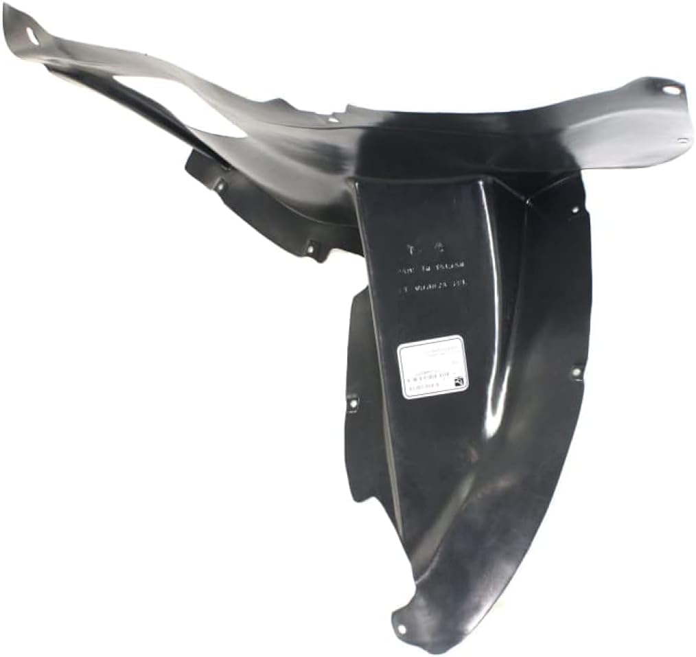 Front Section Fender Liner Left Driver Side Direct Replacement Compatible With 2009-2012 Volkswagen Passat CC VW1248111 3C8805911B9B9