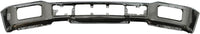 Front Bumper Face Bar Chrome Steel With Fog Light Holes Dricet Replacment Compatible With 2018-2020 Ford F-150 Pickup FO1002430 JL3Z17757A